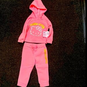 Hello Kitty sweatshirt and pants 18m